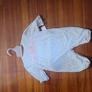 Edie bee 3/6 months white/pink